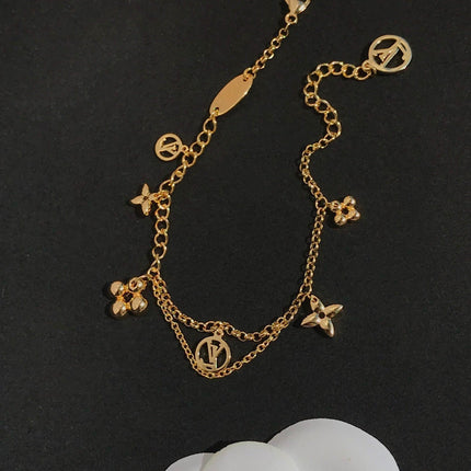BLOOMING PINK GOLD MOP BRACELET