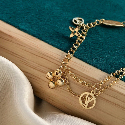 BLOOMING PINK GOLD MOP BRACELET