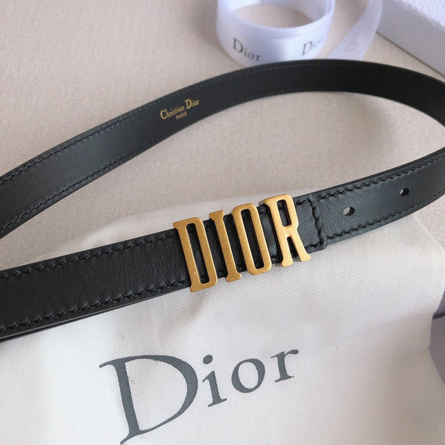 DIOR 25S BELT 20 MM IN BLACK CALFSKIN 613178