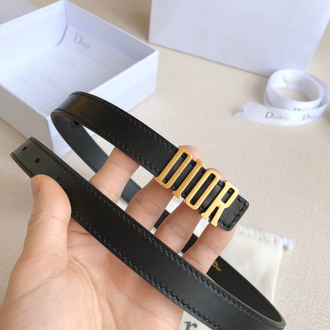 DIOR 25S BELT 20 MM IN BLACK CALFSKIN 613178