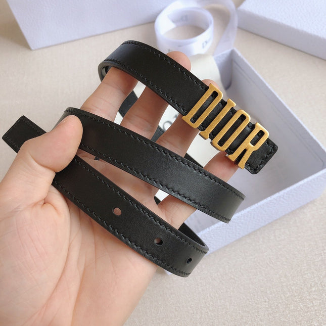 DIOR 25S BELT 20 MM IN BLACK CALFSKIN 613178