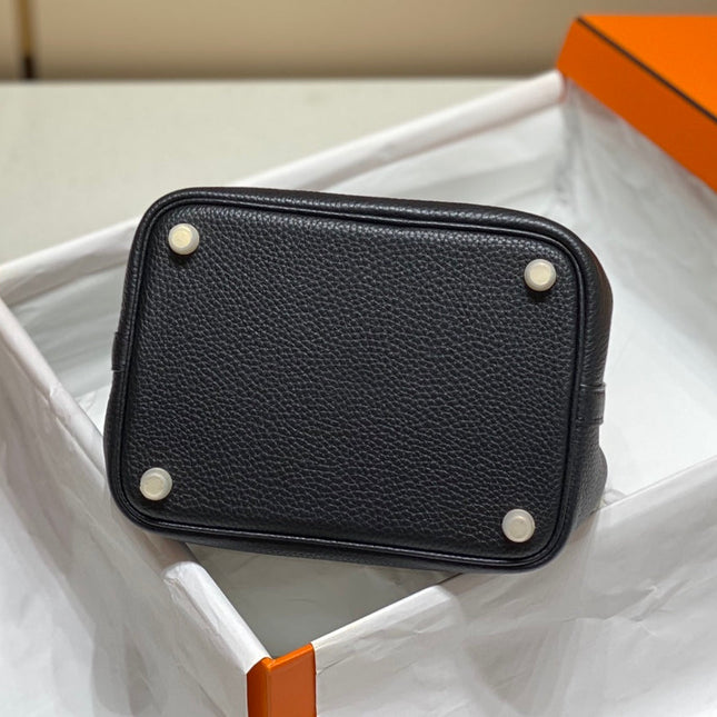 picotin lock 18 black togo ghw