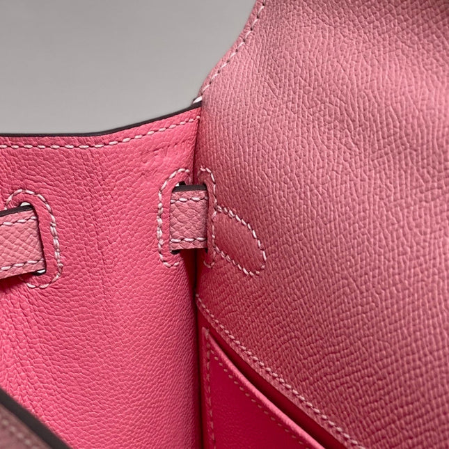HM KELLY 20 BABY PINK EPSOM GOLD-TONE HARDWARE