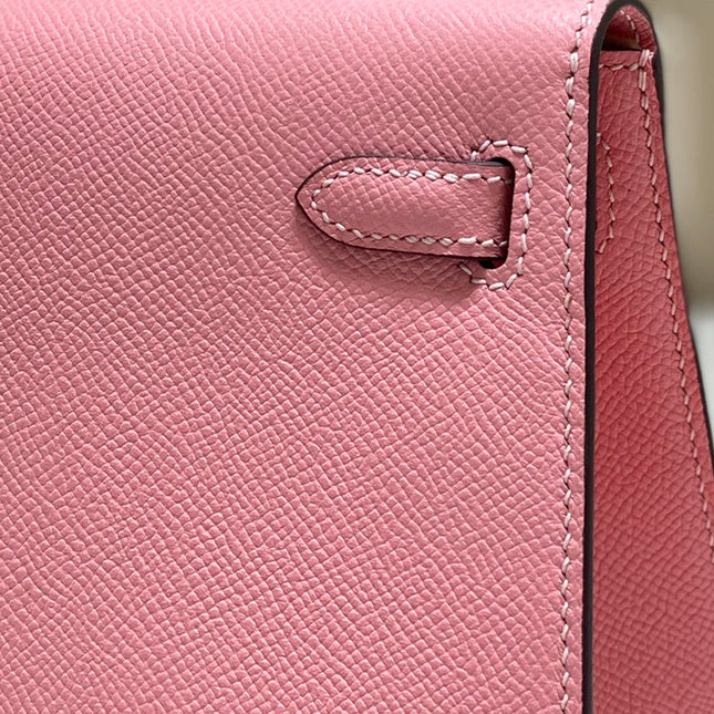 HM KELLY 20 BABY PINK EPSOM GOLD-TONE HARDWARE