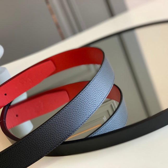 CL BELT 35MM IN BLACK CALFSKIN 566231