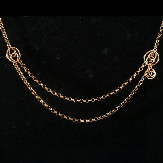 CHANEL 25S CHAIN BELT IN GOLD METAL 615892
