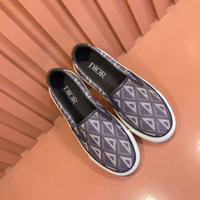 CD B101 DIAMOND LOAFER INDIGO CANVAS