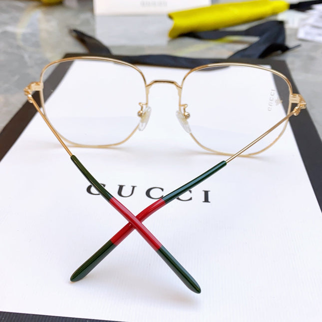 SQUARE FRAME SUNGLASSES GG0396O IN METAL