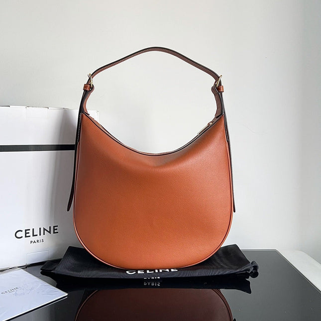 TRIOMPHE 31 TAN BROWN CALFSKIN