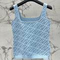 FEND 25S JACQUARD KNIT VEST 264229