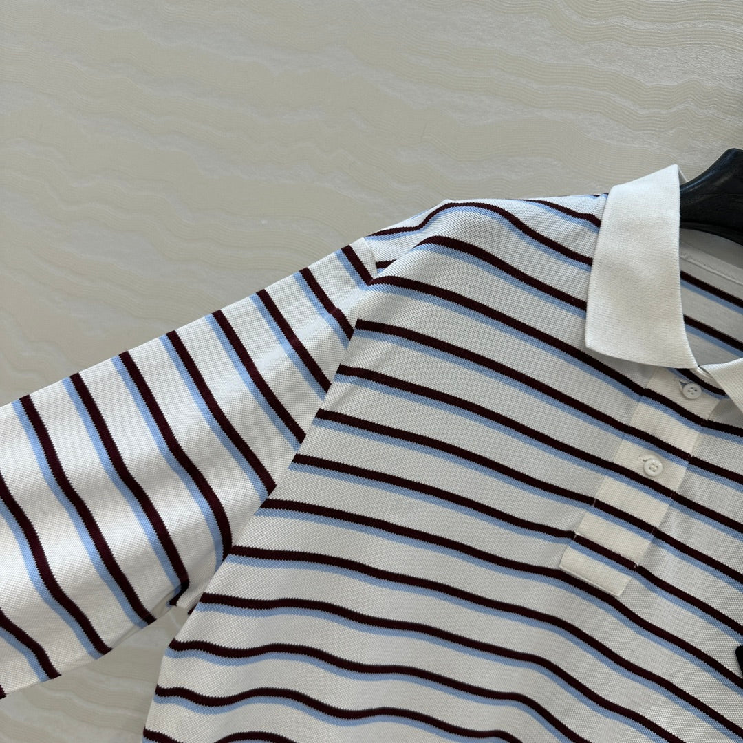 PRADA LONG-SLEEVE POLO SHIRT 270087