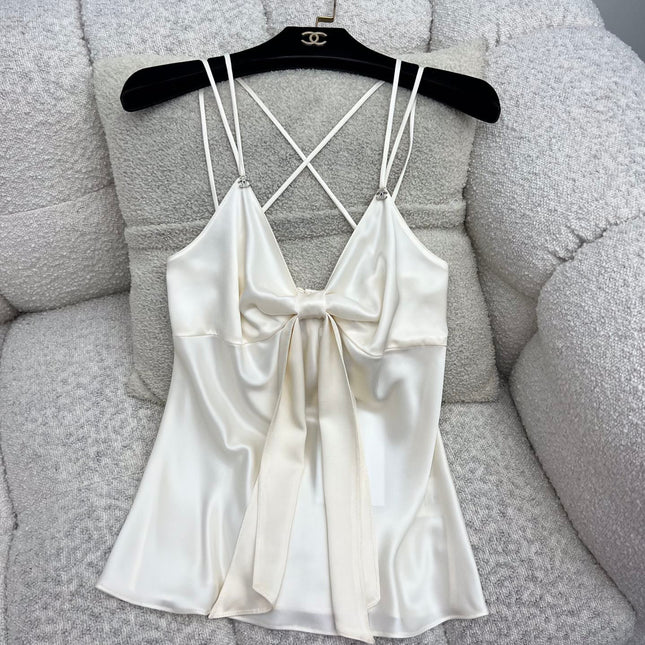 CHANEL 25S SATIN CAMISOLE TOP 631