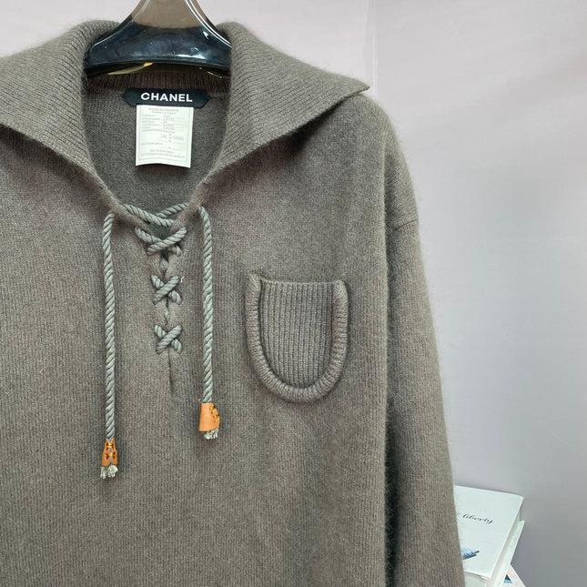 CHANEL 25S COLLARED SWEATER 595