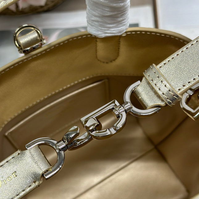 DIOR 26S TOUJOURS BAG 18 IN GOLD CALFSKIN