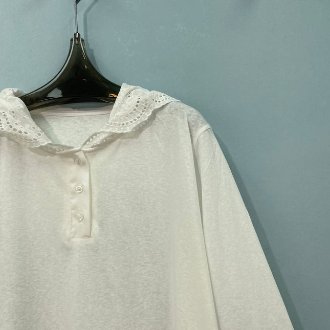 26S HOODED LONG SLEEVE TOP 1531