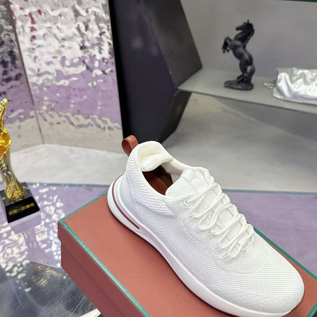 CHRISTIAN LOUBOUTIN 26S SNEAKER IN WHITE KNIT FABRIC