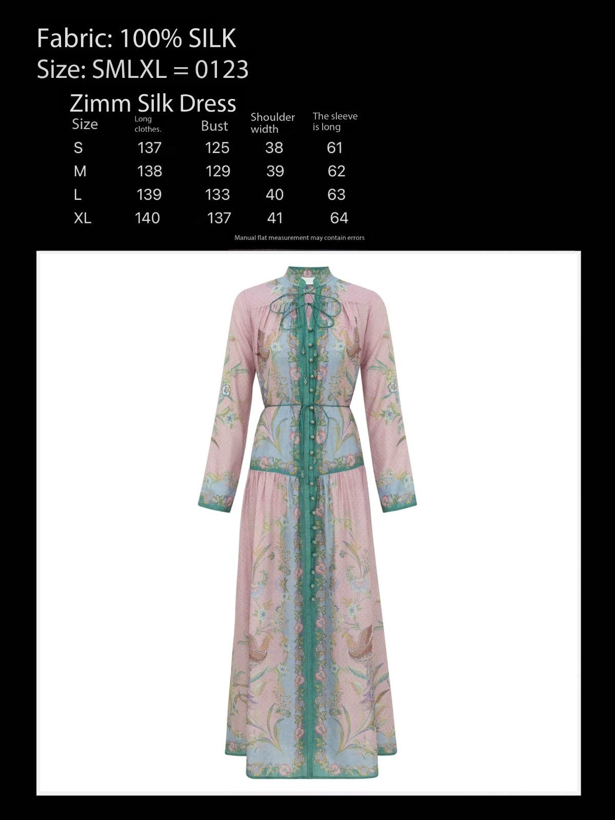 ZIMMERMANN 26 FLORAL PRINT LONG SLEEVE MIDI DRESS STYLE 226