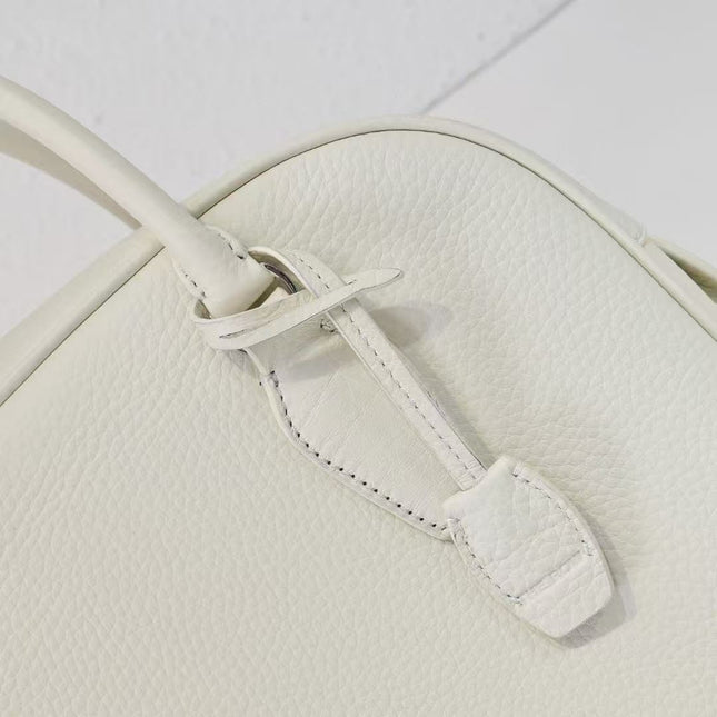 THE ROW INDIA TOTE BAG 32 IN CREAM CALFSKIN