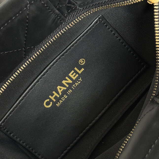 CHANEL MINI BOW BAG 26 IN BLACK VELVET WITH GOLD HARDWARE