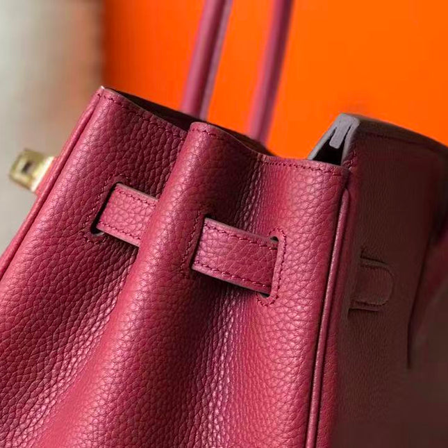 HM BIRKIN 35CM IN SCARLET RED CALFSKIN GOLD HARDWARE
