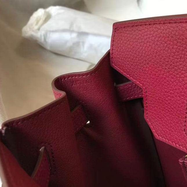 HM BIRKIN 35CM IN SCARLET RED CALFSKIN GOLD HARDWARE