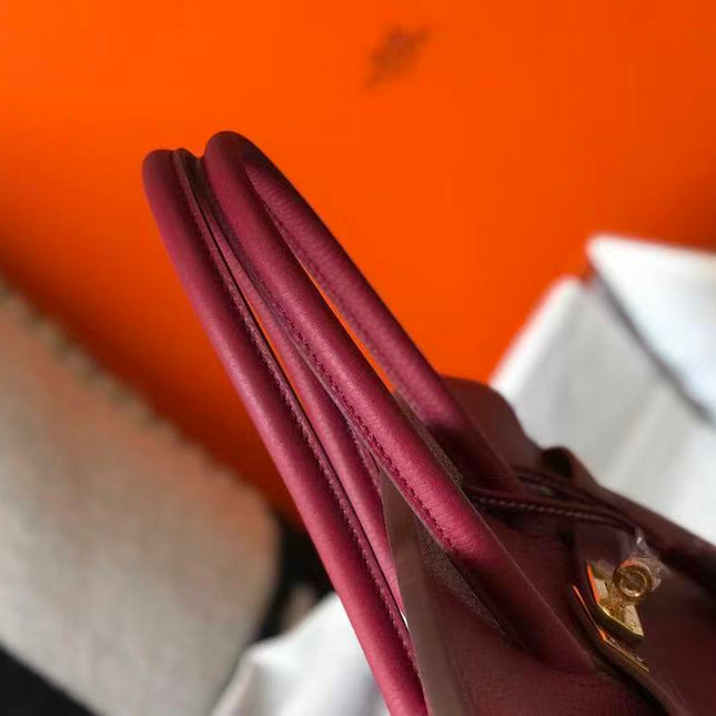 HM BIRKIN 35CM IN SCARLET RED CALFSKIN GOLD HARDWARE