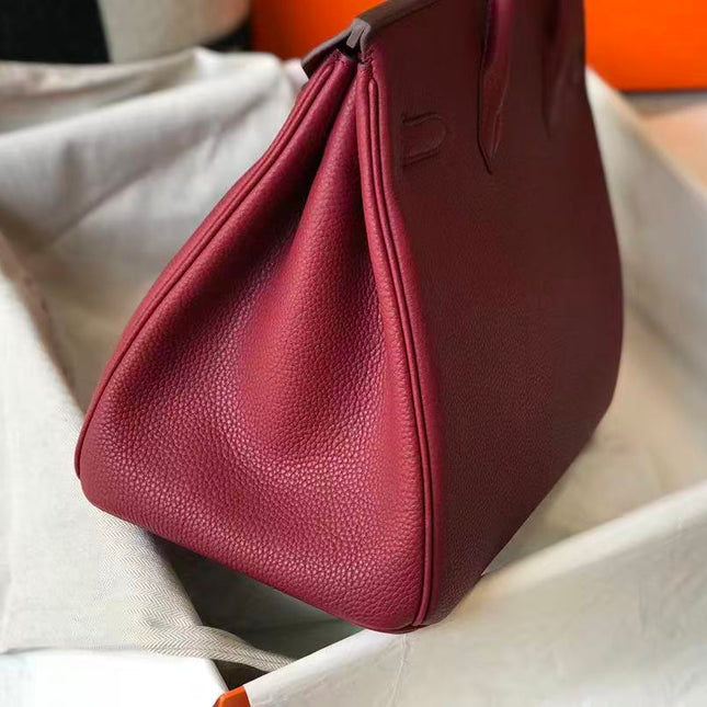HM BIRKIN 35CM IN SCARLET RED CALFSKIN GOLD HARDWARE