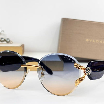 BVL 26S SERPENTI ROUND SUNGLASSES IN ACETATE