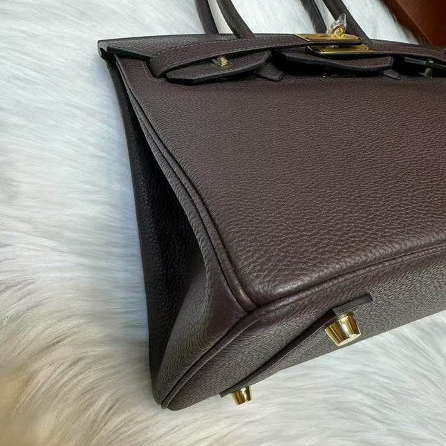 HM BIRKIN 35CM IN CHOCOLATE BROWN TOGO LEATHER GOLD HARDWARE