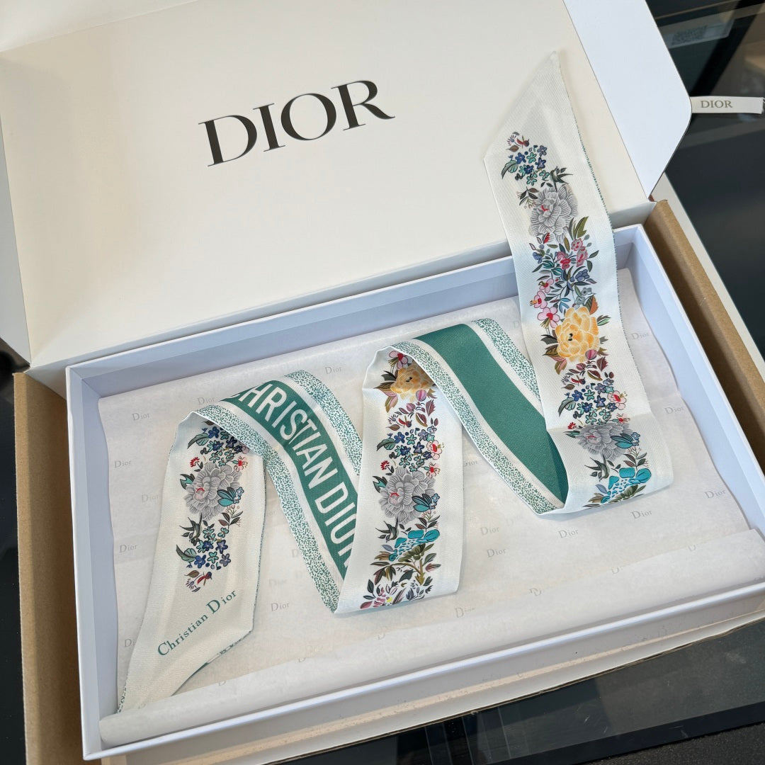 DIOR 26S SCARF 100CM IN SILK 280952
