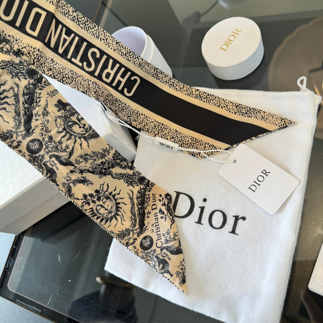 DIOR 26S SCARF 100CM IN SILK 225245