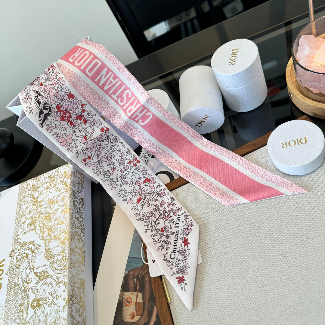 DIOR 26S SCARF 100CM IN SILK 280933