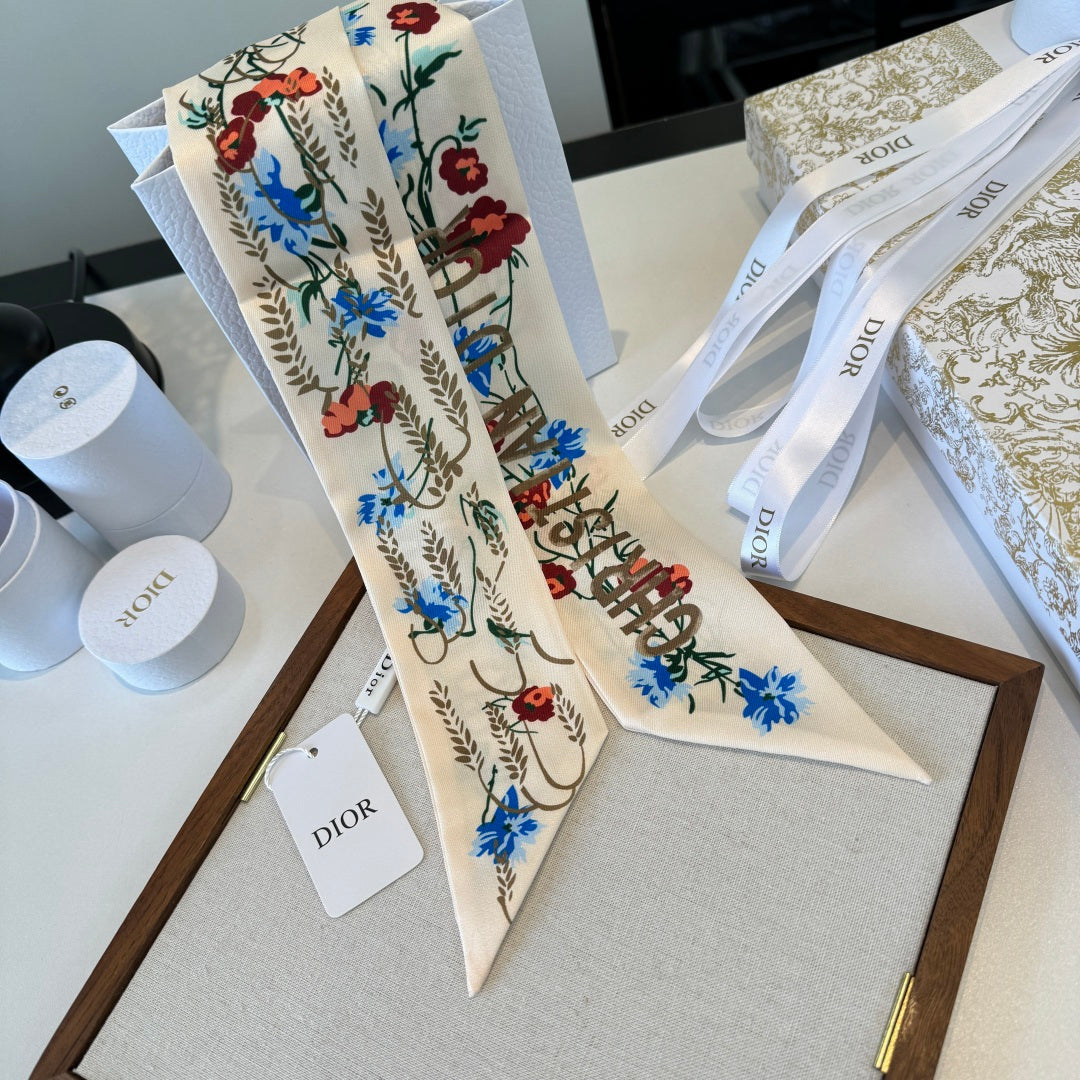 DIOR 26S SCARF 100CM IN SILK 295465