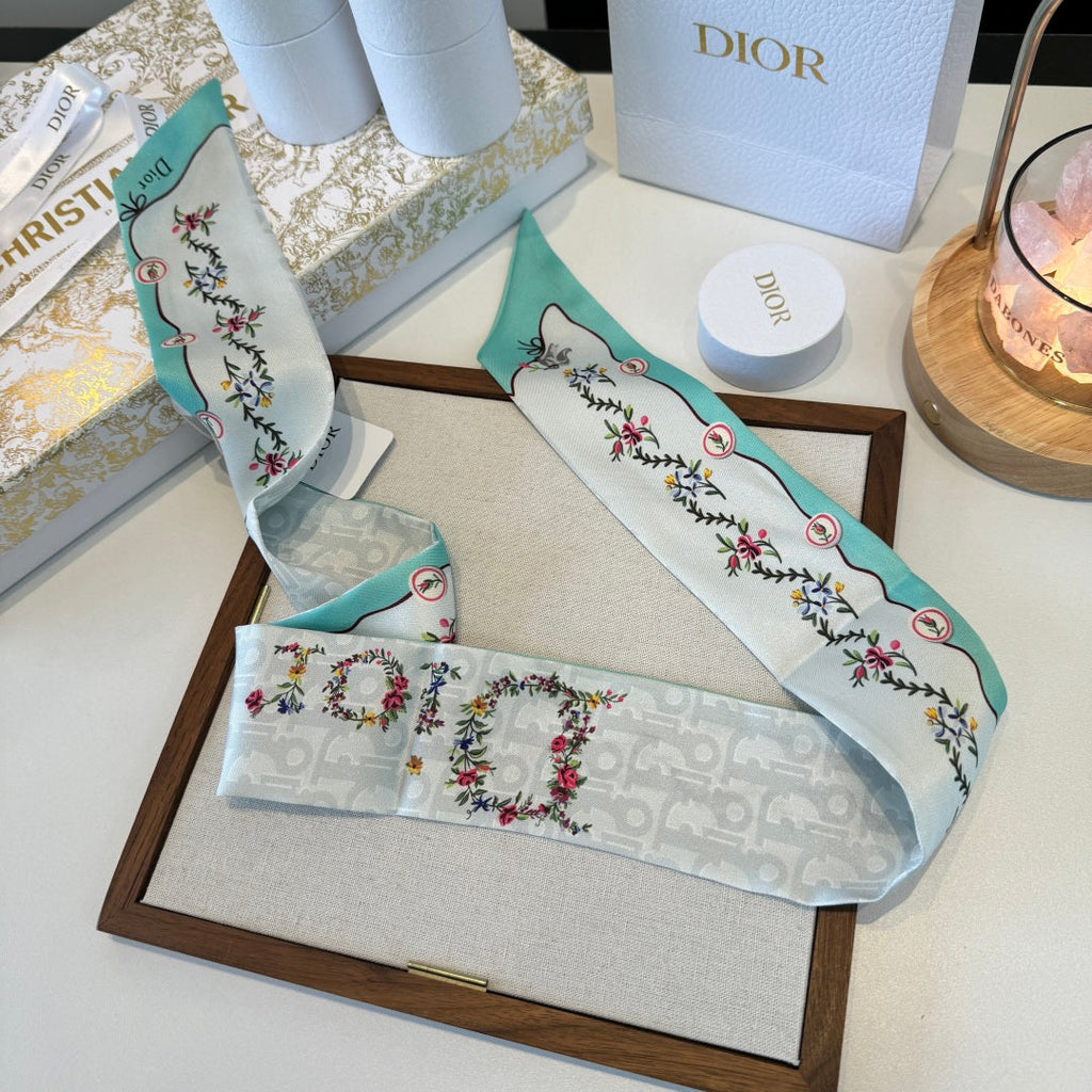 DIOR 26S SCARF 100CM IN SILK 280937