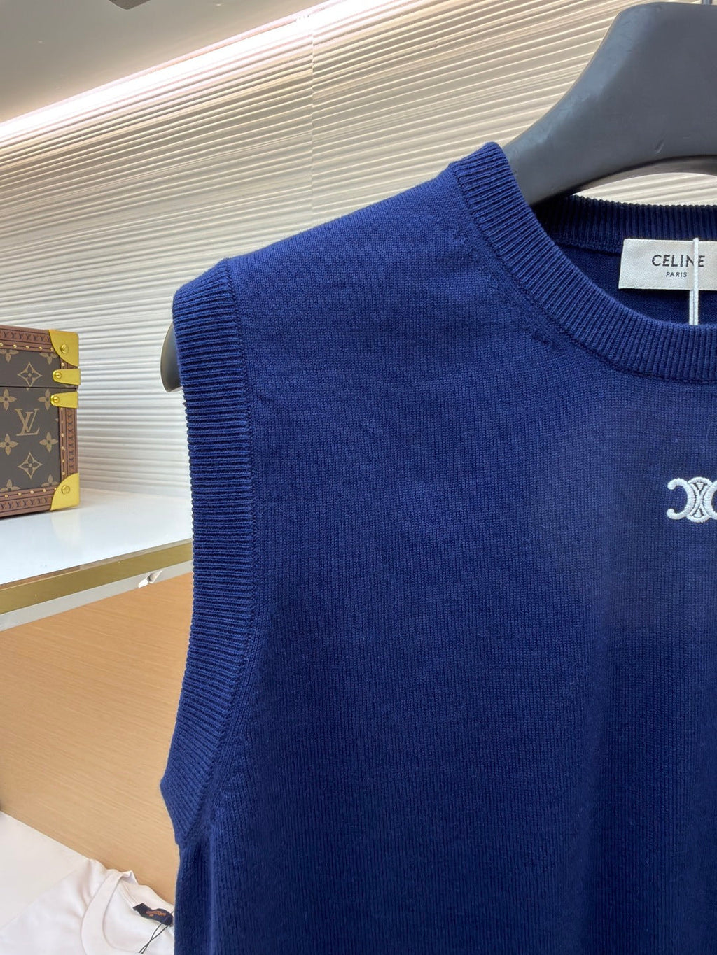 CELINE 26S SLEEVELESS SWEATER 484