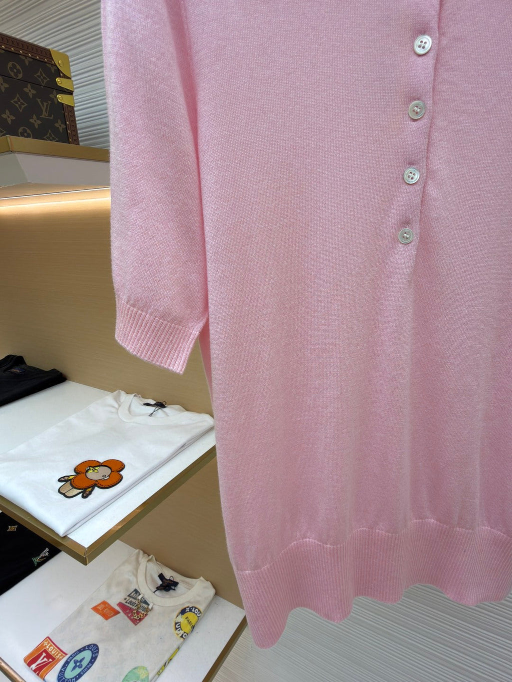 THOM 26S SHORT SLEEVE POLO KNIT TOP STYLE 241