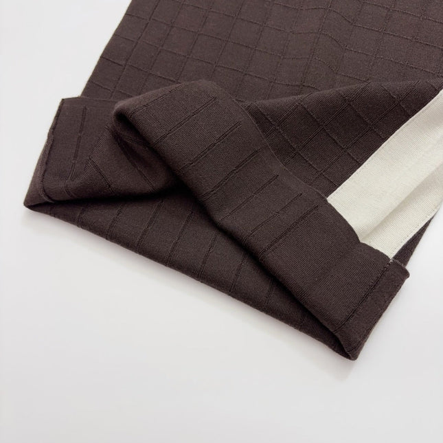 HERMES 25S STRAIGHT-LEG KNIT PANTS 194