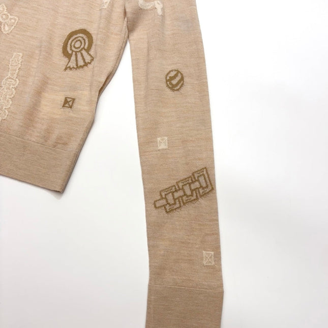 HERMES 25S WOOL-LINED SWEATER 186