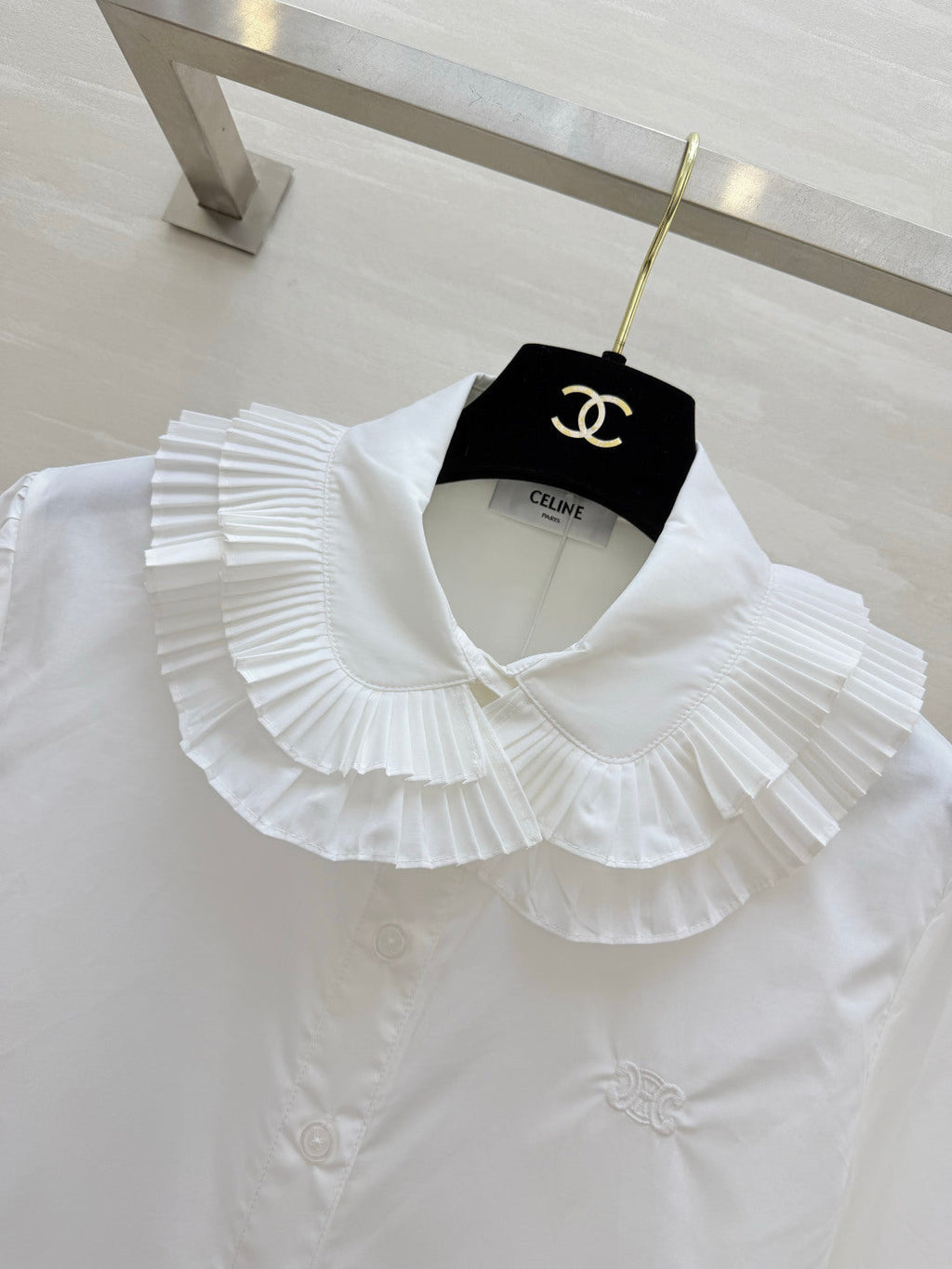 CELINE 26S WHITE SHIRT 456