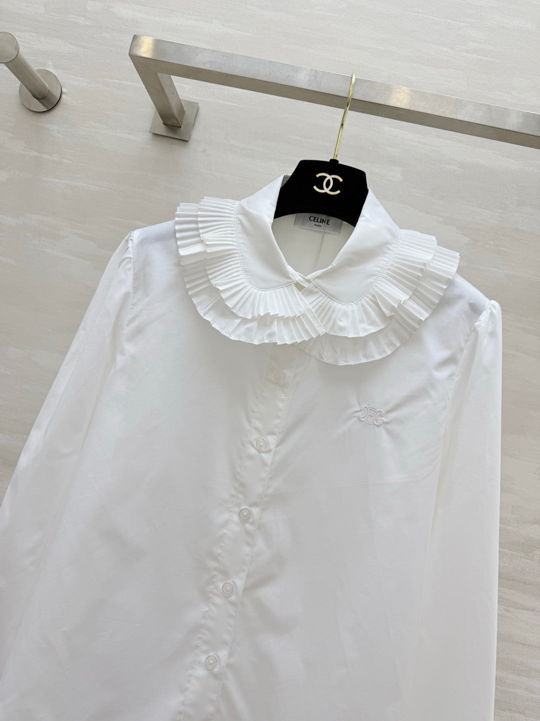 CELINE 26S WHITE SHIRT 456