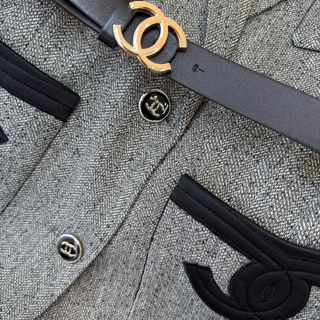 CHANEL 25S LONG BLAZER COAT 492