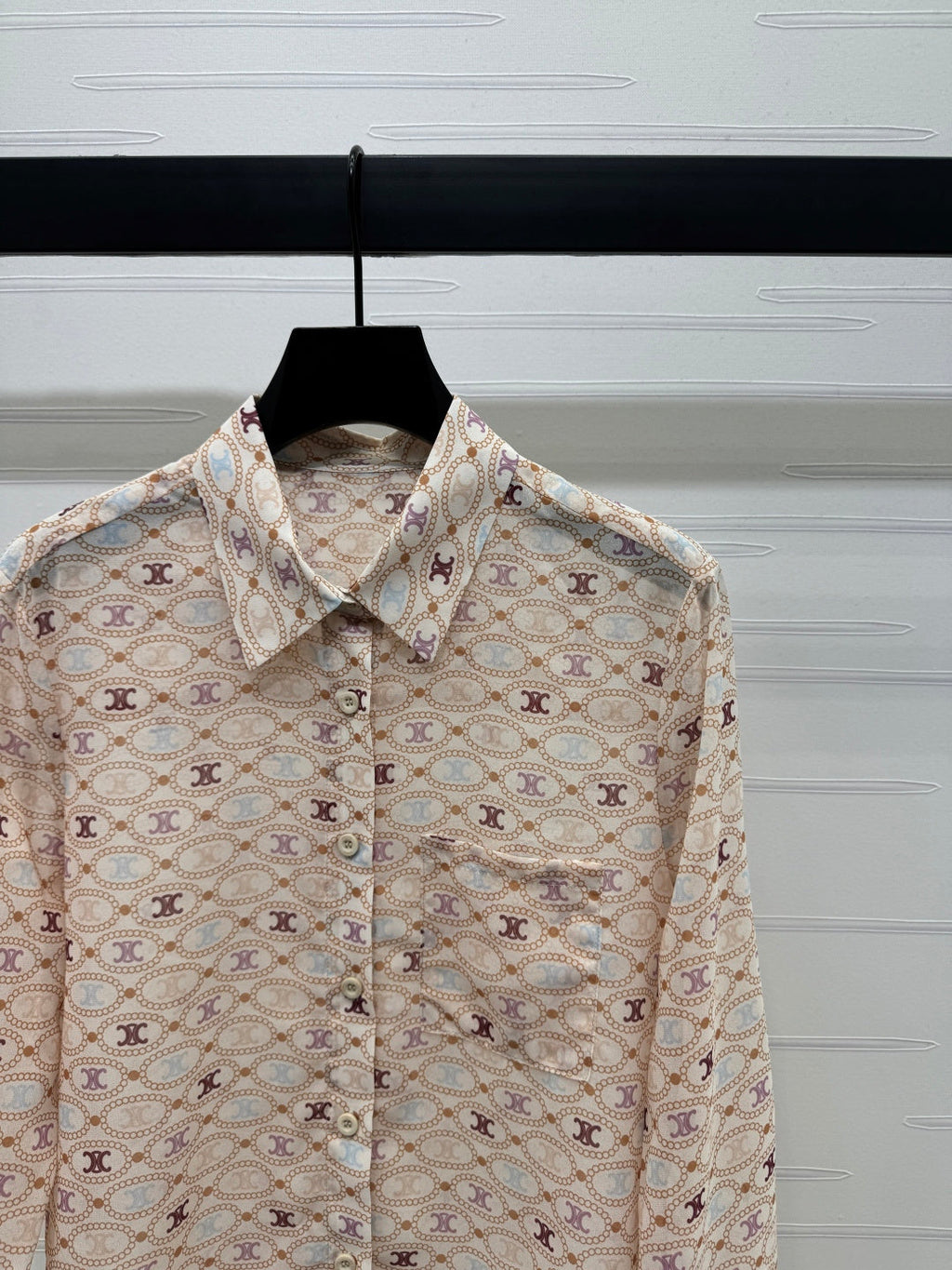 CELINE 26S LOGO PRINT SHIRT 370