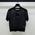 ALEXANDER WANG KNITTED SHORT-SLEEVE TOP 274968