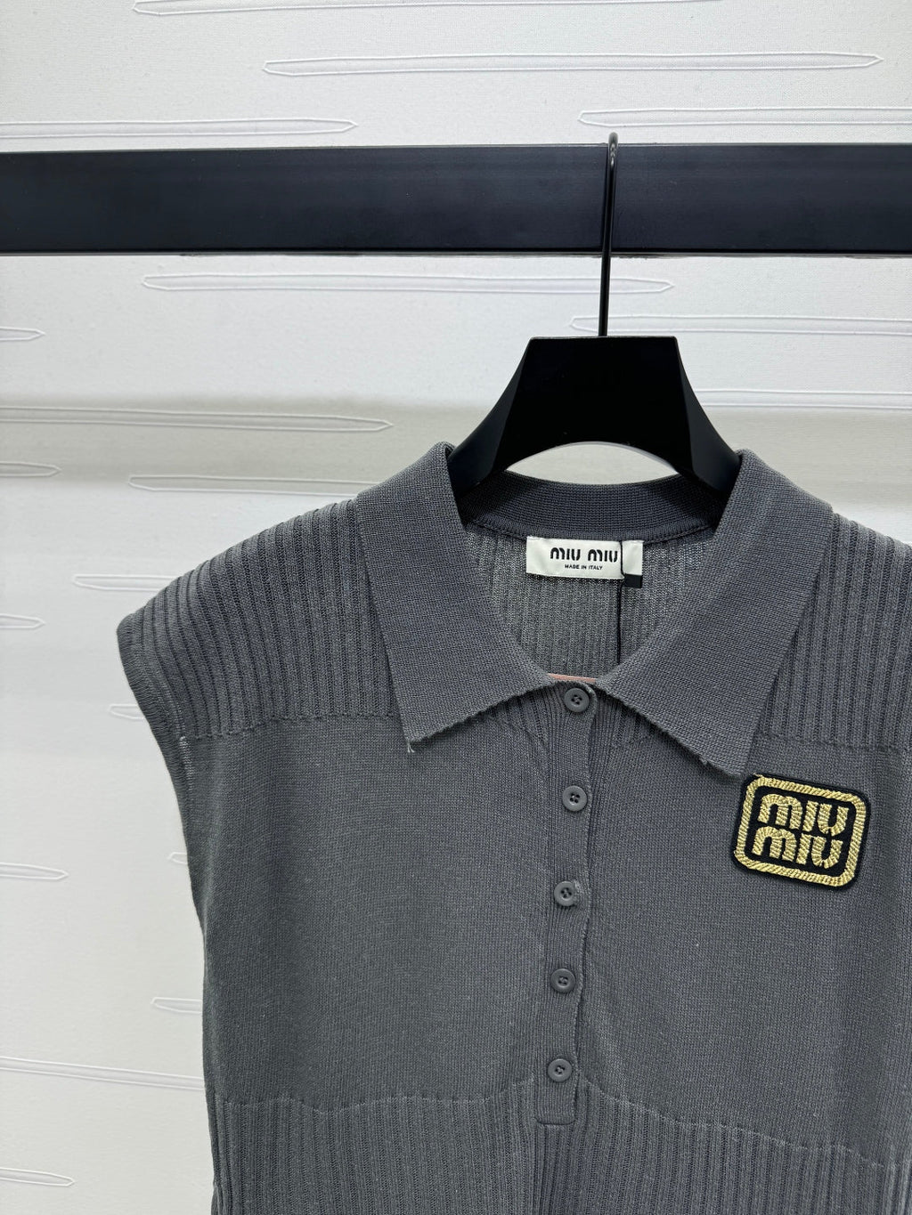 MIU 25S SWEATER VEST 264087