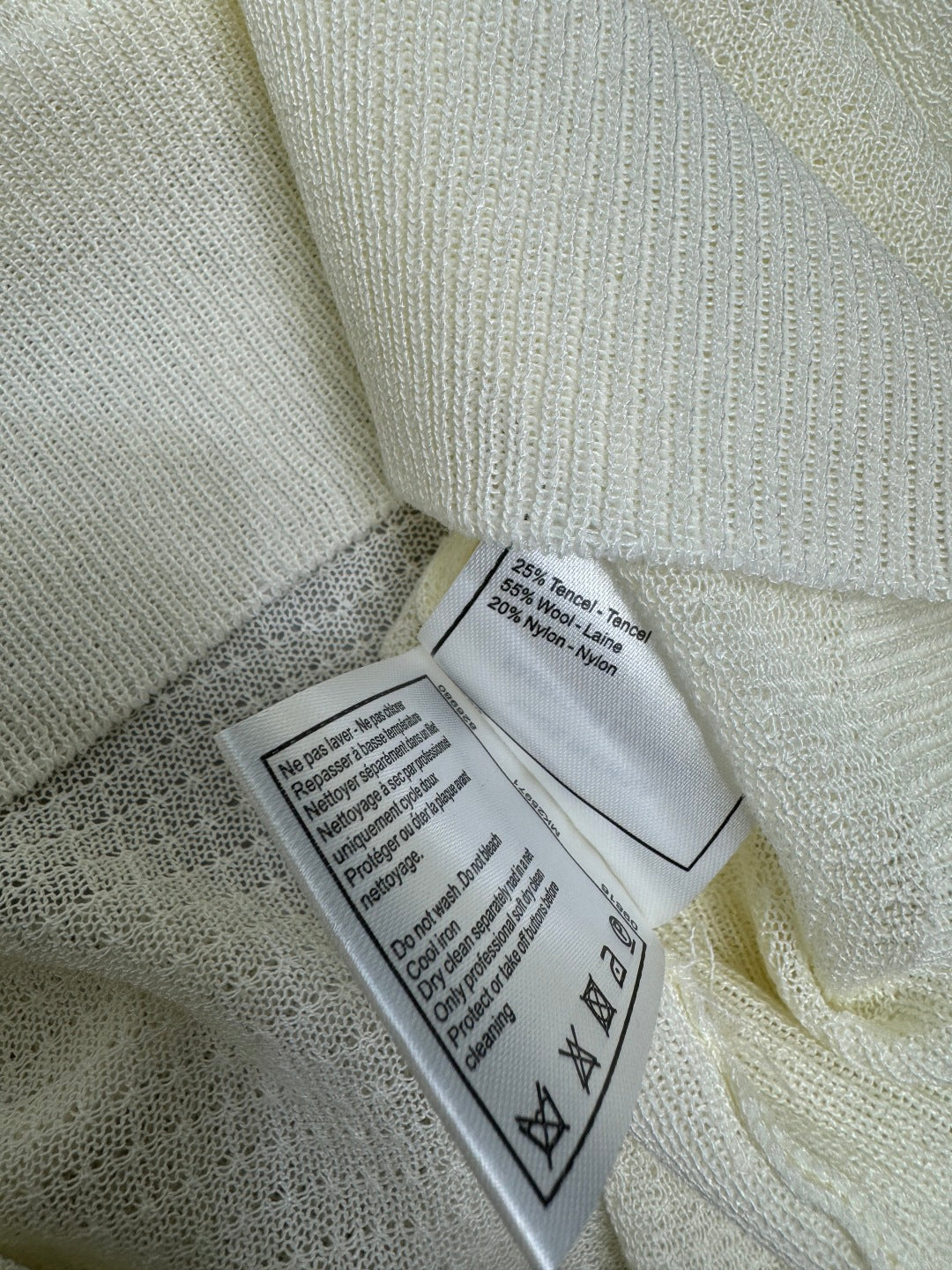CHANEL POLO SHIRT WHITE 274896