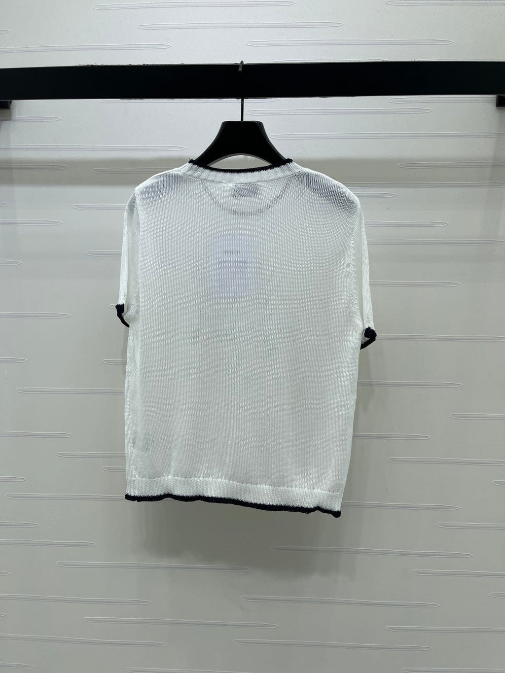 CHANEL 26S SHORT-SLEEVED KNIT SHIRT STYLE 1165
