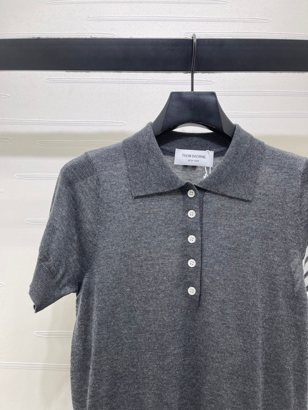 THOM 26S SHORT SLEEVE POLO KNIT TOP STYLE 257