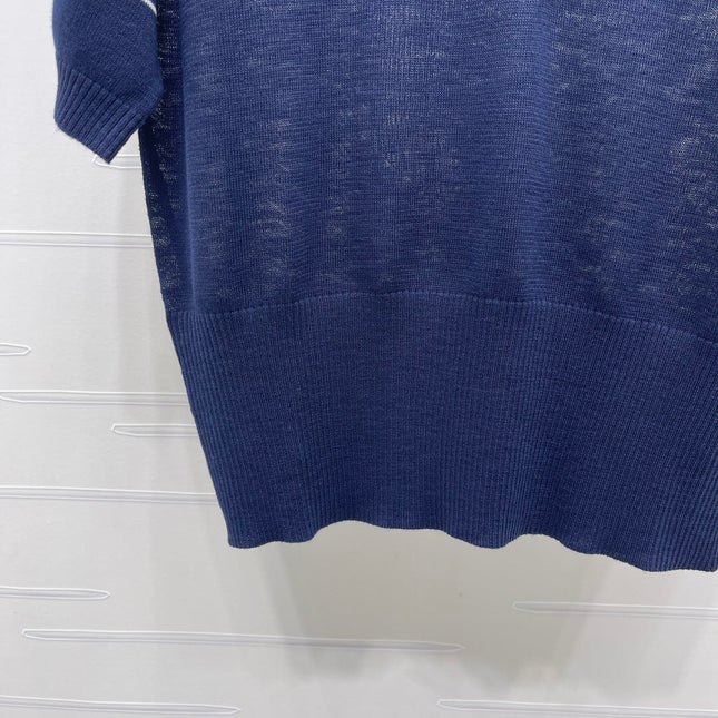 THOM 26S SHORT SLEEVE POLO KNIT TOP STYLE 258