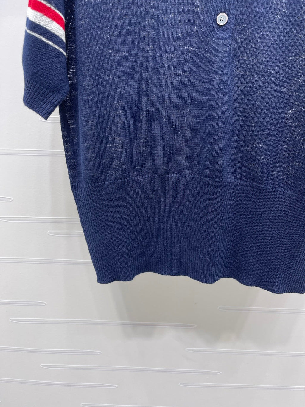 THOM 26S SHORT SLEEVE POLO KNIT TOP STYLE 258