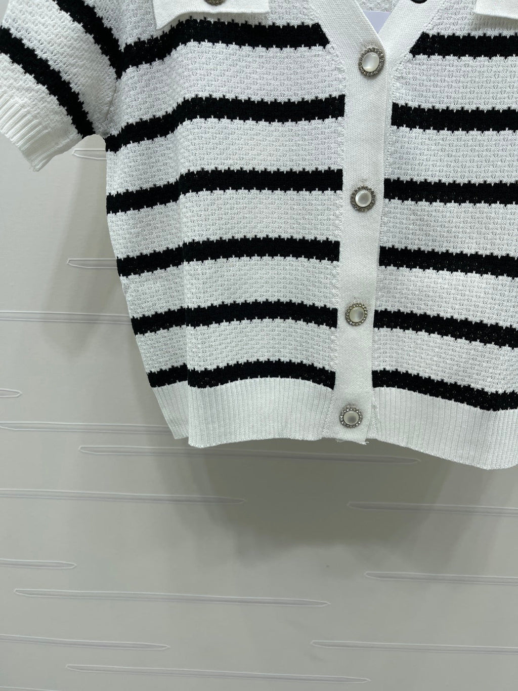 CHANEL 26S SHORT-SLEEVE KNIT TOP 1344